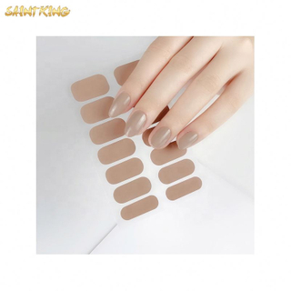 NS116 2020 ready to ship 14 sheet gel nail art sticker nail wraps