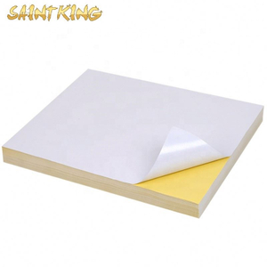 PL02 150 Sheets Inkjet Laser Printable 8.5 X 11 A4 Waterproof Vinyl Matte Sticker Paper Sheet