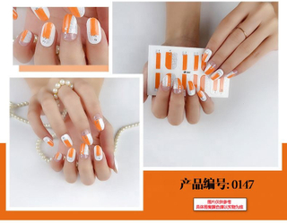 0147 valentine's day nail art decals full cover nail sticker 3d self-adhesive nail stickers