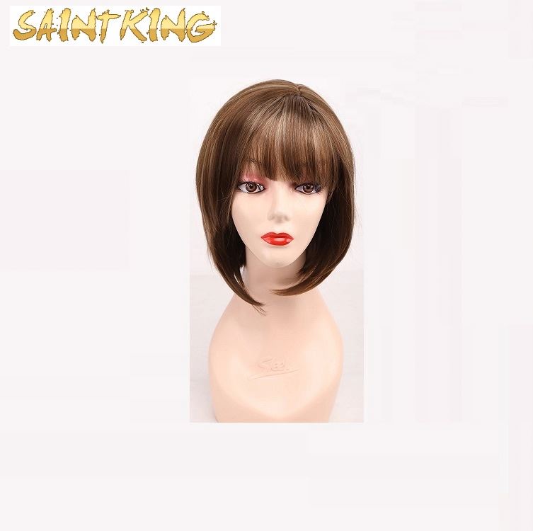 MLCH01 Short Black Synthetic Wig Toilet-bound Hanako-kun Role of Mitsuba Cosplay Wig for Girls