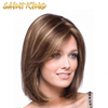 MLCH01 Cheap Short Lace Front Synthetic Hair Wigs Brazilian Straight Bob Wig Pre Realistic Plucked with Baby Hair Frontal Wigs