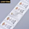 PL01 high quality waterproof tire labels self adhesive tyre stickers with laser laminate