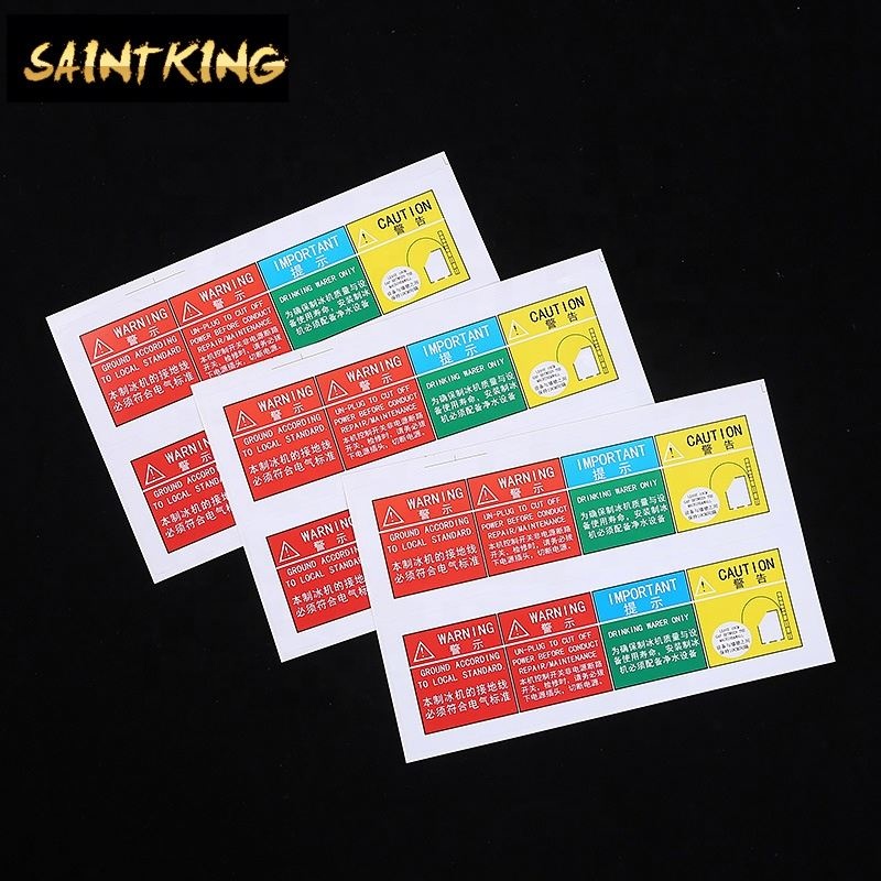 PL03 Wholesale Custom Gold Logo Printing Pvc Round Label Stickers for Clothing And Gift
