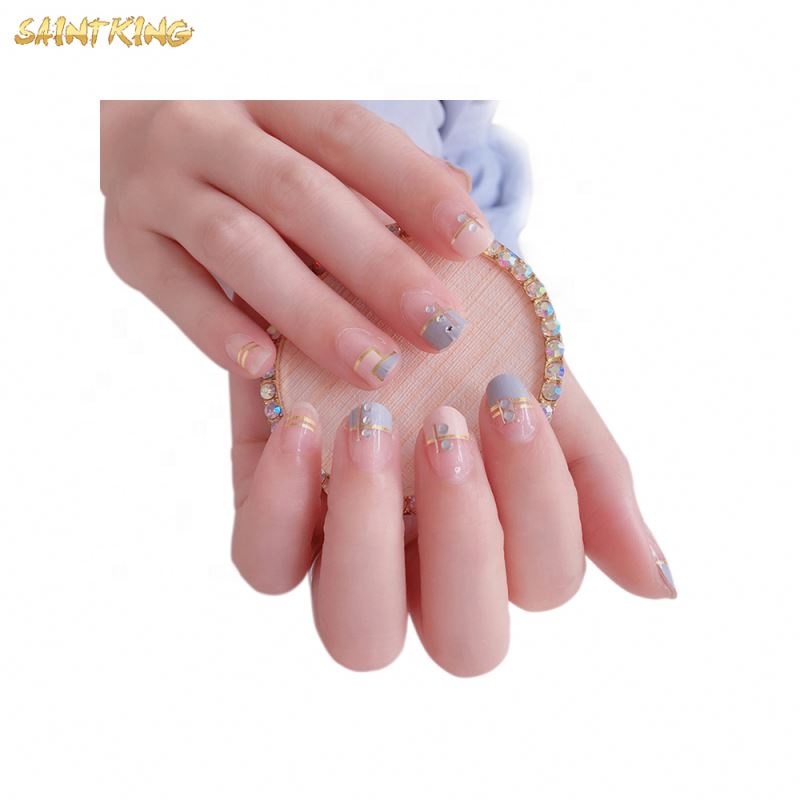 NS43 top sale wholesale price free sample impervious nail sticker tip supplier from china