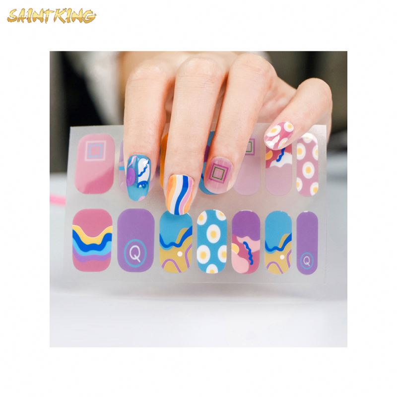 NS531 3d Gel Nail Sticker Glitter Made in Korea Oem Available