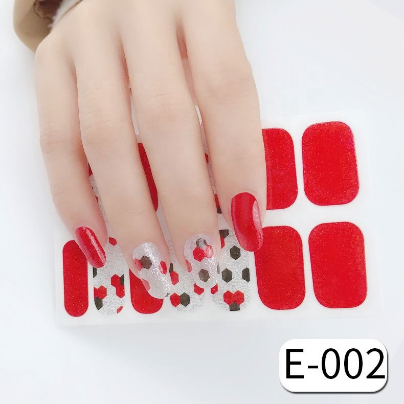 E-001 new arrival 12 colors butterfly nail sequins powder for nail art decoration