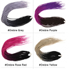 BH02 Purple Braided Wigs Middle Part Red Double Braid Synthetic Lace Wig Heat Resistant Halloween for Women