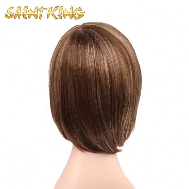 SLSH01 2/30 Color 13*4 Lace Front Middle Ratio 8in Human Hair Wigs Brazilian Non-remy Hair Pre-plucked Wigs