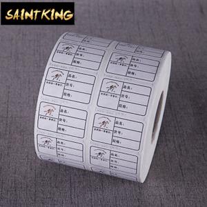 PL01 custom labels 70x50mm thermal transfer paper label for labeling sticker machine