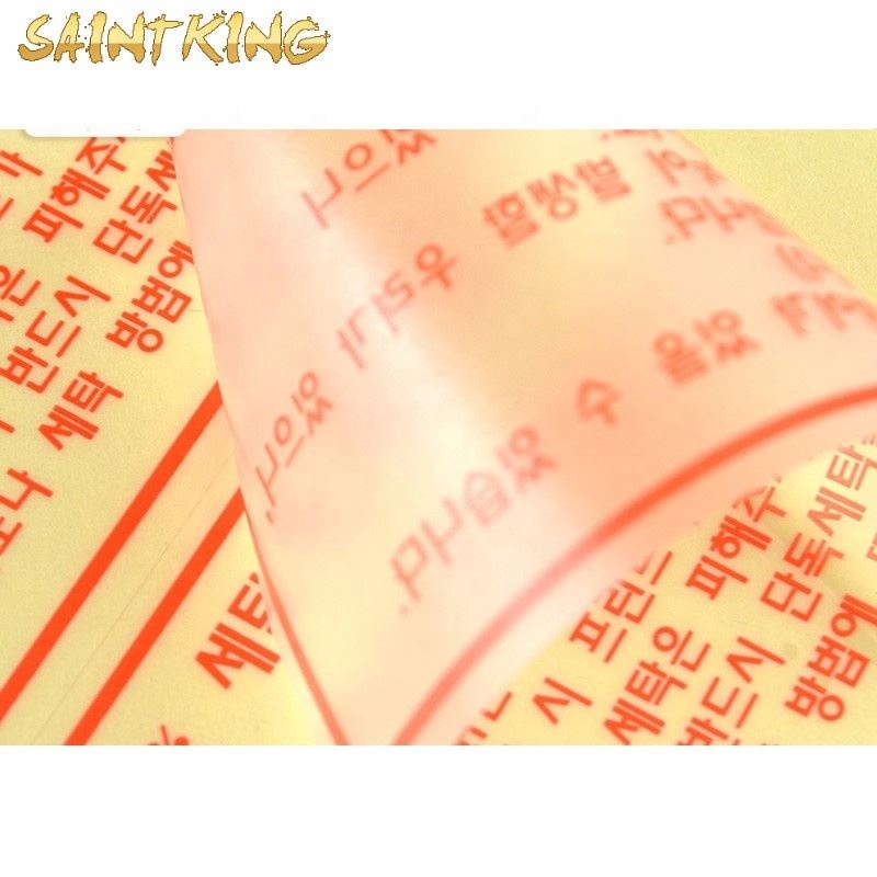 PL03 3.5 Gram Roll Adhesive Stickers Cookies Labels Custom Printed Clear Jar Label for Glass Bottle