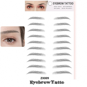 6D~ZX009 drawing eyebrows 6d simulation eyebrow tattoo stickers
