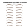 6D~ZX009 4d 3d eyebrows tattoo stickers kit makeup private label