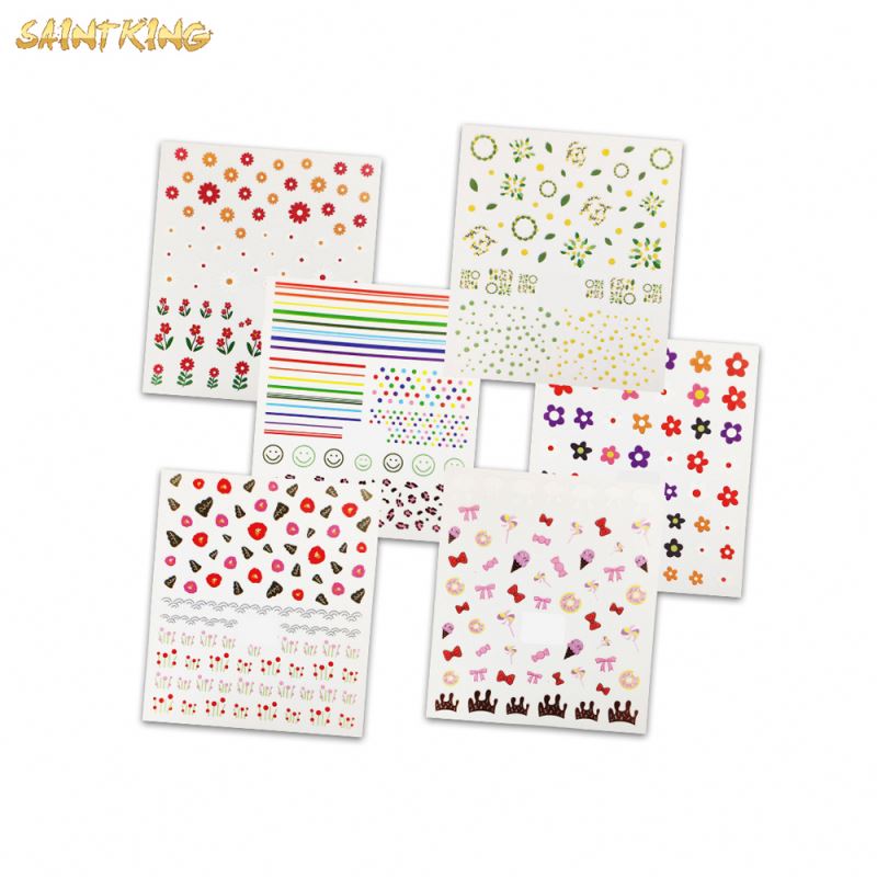 NS726 Sexy Products Nails Tips French Stickers Nail Art Decals Wraps