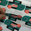 PL01 new design adhesive logo private printed custom stickers