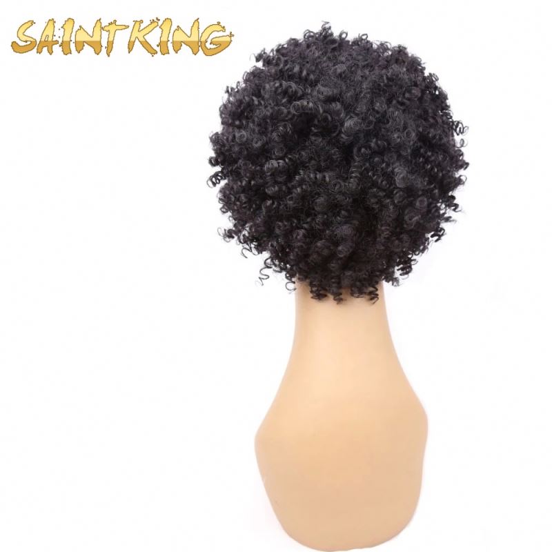 KCW01 Factory Afro Curly Brazilian Frontal Wigs 100% Virgin Human Hair Lace Front Wigs for Black Women with Baby Hair