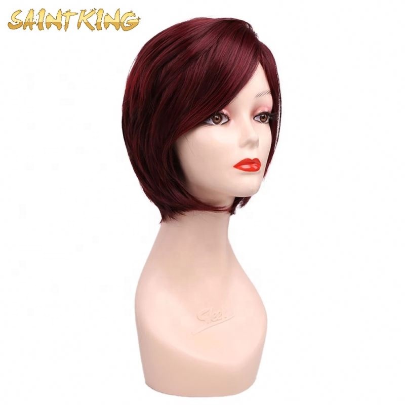 SLSH01 Fake Scalp Short Bob Cuticle Aligned Raw Indian Virgin Human Hair Lace Frontal Wigs
