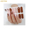 NS139 fashion design salon quality professional nail wraps foils stickers vinyl decals beauty
