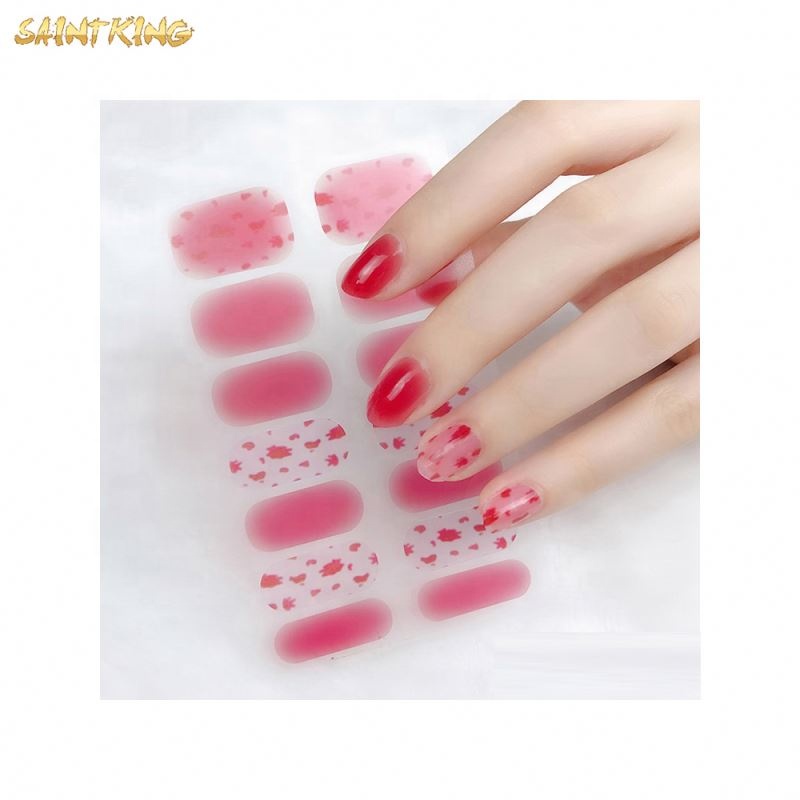 NS192 100% Non-toxic Professional Nail Wraps Foils Stickers Print Beauty Salon Decals Tip