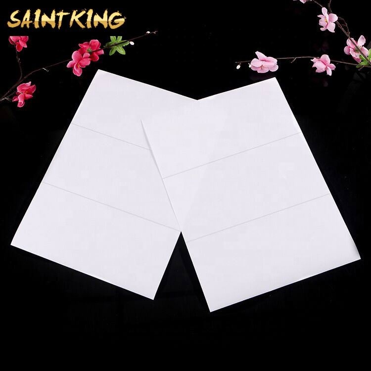 PL02 A4 Self Adhesive Labels Stickers Printing Mirror Cast Coated Paper