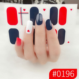 #0196 hot sale xmas design christmas nail stickers for nail art