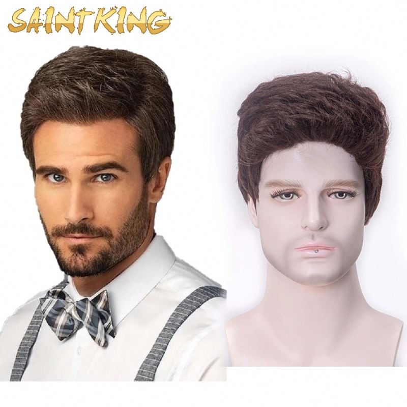 SWM02 Mono Front Lace with 100% Remy Hair Extension Skin Natural Colour Stock Men's Toupee