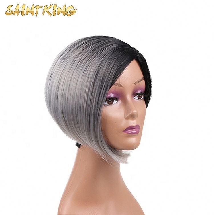 SLSH01 Short Straight Custom Closure Wig Cuticle Aligned Pre-plucked with Baby Hair Remy Human Hair Closure Wigs