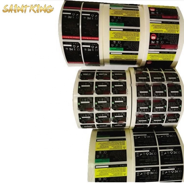 PL03 Custom Printed Logo Labels for Packaging Vinyl Waterproof Sticker Printing Roll Label Round Thank You Stickers
