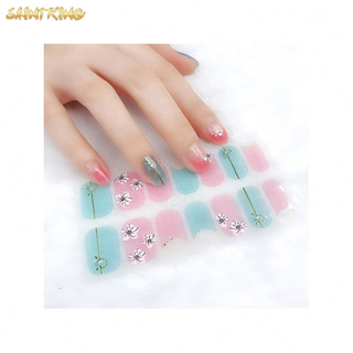 NS156 hot-selling nail stickers diy nail accessories gradient 14stickers/set