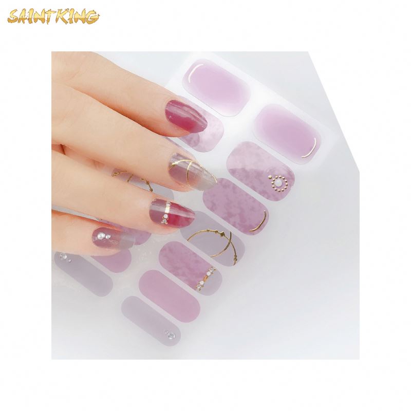 NS464 Wholesale Nail Stickers Decals 3d Nail Art Stencils Designs Self-adhesive Brand New