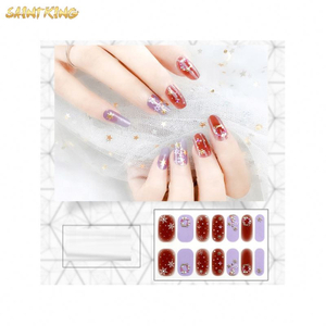 NS235 Factory Price Design Style And Finger Application Nail Sticker Wholesale