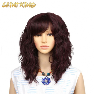 MLSH01 Body Wave Curly Wig 100% Synthetic Hair Wigs Short for Women