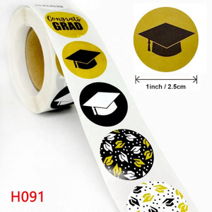 PL01 Cheap Roll Logo Printing Thank You Stickers Customized Printed Adhesive Packaging Label Sticker