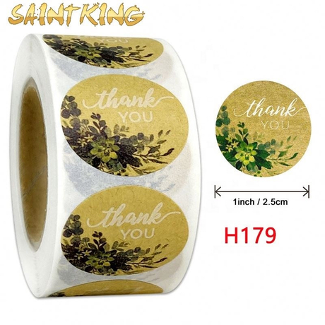 PL01 Hot Sale Custom Printing Stickers Gold Foil Hot Stamping Embossed Logo Stickers Label