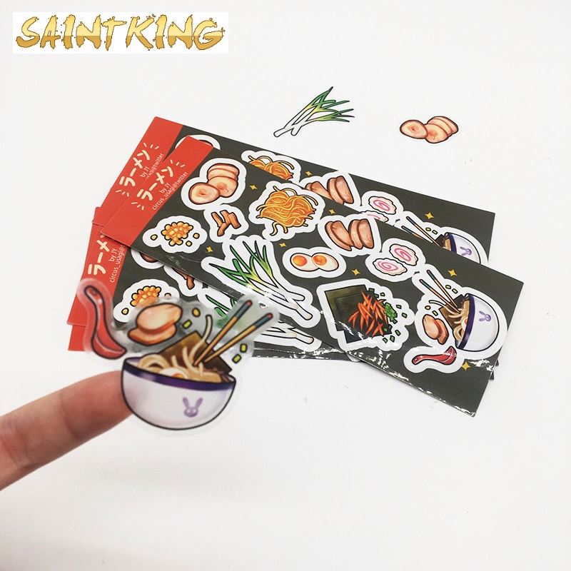 PL03 Printed Product Waterproof Plastic Sticker Adhesive Paper Round Label Sticker Fragile Stickers