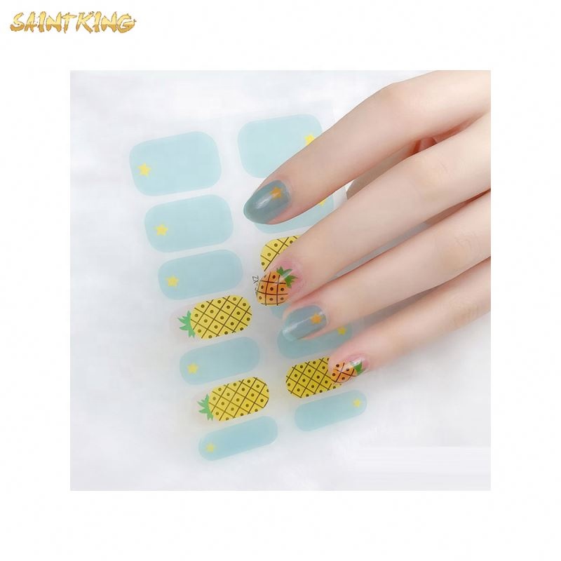NS192 100% Non-toxic Professional Nail Wraps Foils Stickers Print Beauty Salon Decals Tip