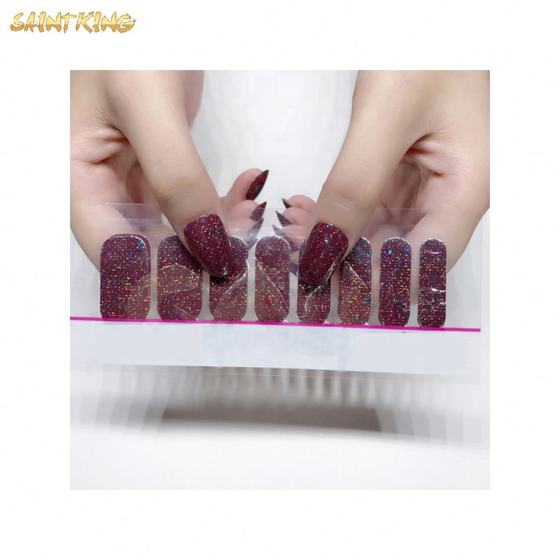 NS408 Wholesale New Design Polish Decal Full Cover Nail Art Sticker Decoration