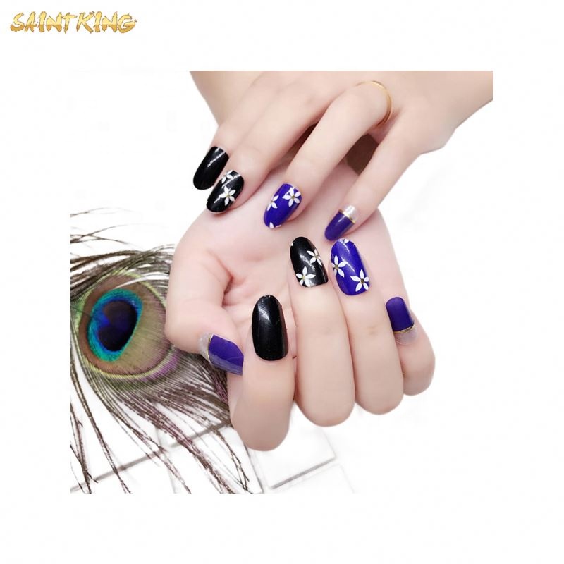 NS121 lovely flower and lace design 3d nail art sticker