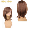MLCH01 Factory Direct Sale on Time Delivery Short Bob Straight Heat Resistant Synthetic 13x6 Lace Front Wigs for Women