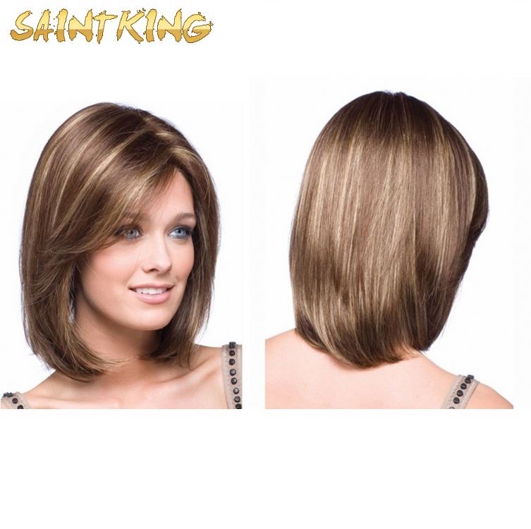 MLCH01 Good Customer Service Great Quality Fast Shipping Cheap Pink Short 14'' Synthetic Hair Lace Front Wigs