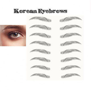 6D~ZX009 new arrival 4d imitation ecological water transfer temporary eyebrow tattoo sticker