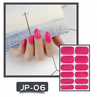 JP-06 new butterfly nail sticker heat shrink sheets diy 3d heat gun nail butterfly stickers nails
