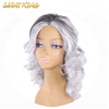 MLSH01 Best Deep Curl Human Hair Natural Hairline Synthetic Wig Makers Display Showcase