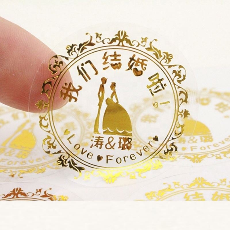 PL01 round stickers roll 75x75mm pet shampoo private label for thermal transfer label printer
