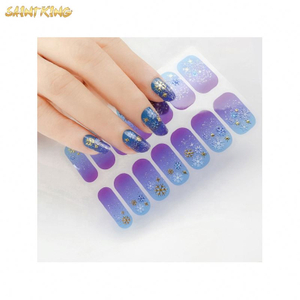 NS257 Factory Price Customized Design Nail Wraps Oem/odm Gel Polish Nail Sticker for Girl