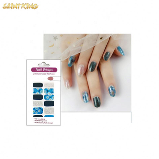 NS38 new arrival cheap price customized waterproof gel nail sticker manufacturer from china