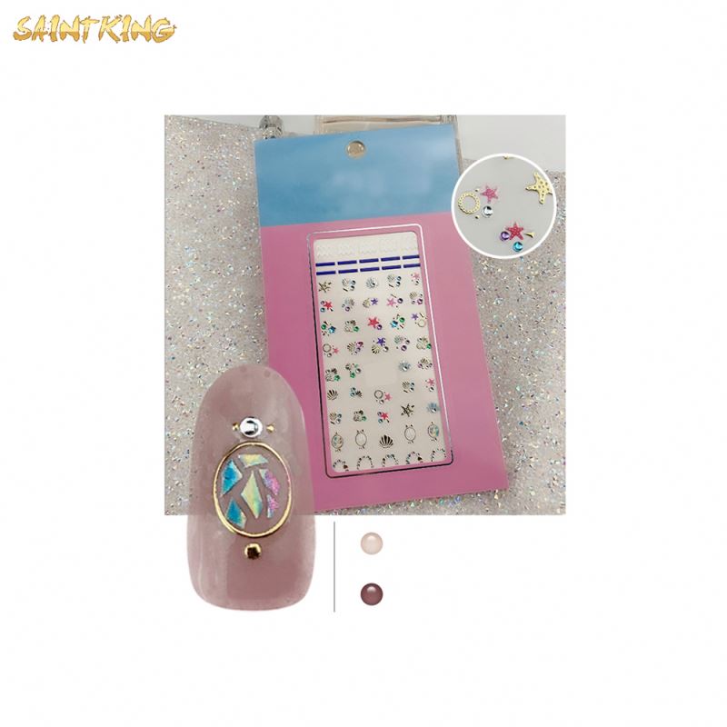 NS718 New Coming High Quality No Minimum Colorful Logo Nail Decal Wholesale From China